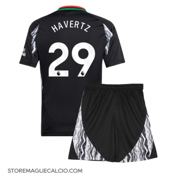 Arsenal Kai Havertz #29 Maglia Gara Trasferta Repliche 2024-25 Bambino
